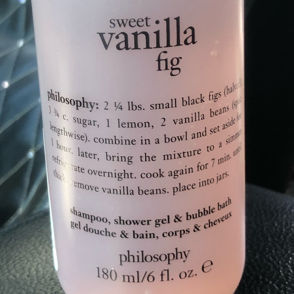 Philosophy Sweet Vanilla Fig 3 - In - 1 Shower Gel